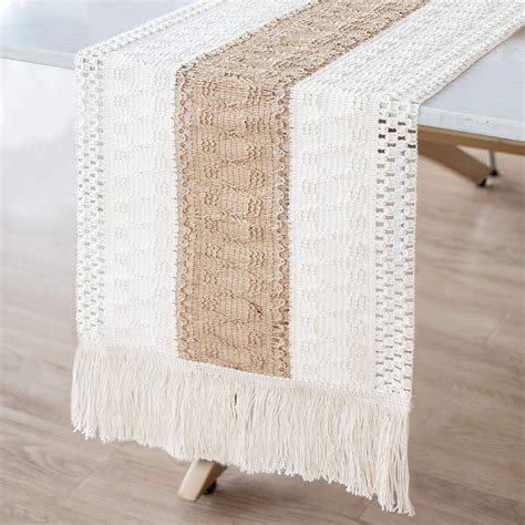 boho chic table runner